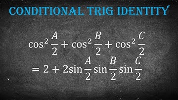 31 | Trigonometry | Conditional Trigonometric Identity - Solved Problem 31