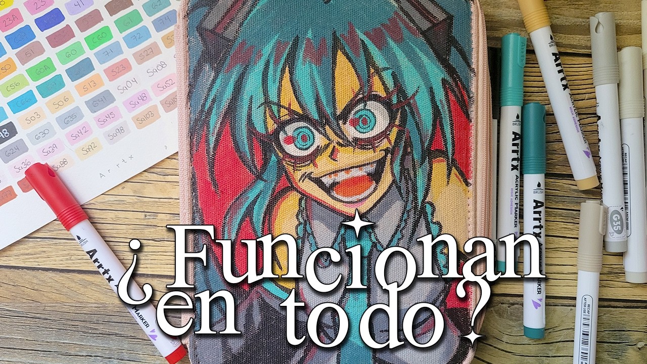 ¿Funcionan en TODO? Marcadores acrílicos ARRTX puestos a prueba