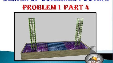 Design of Combined footing Problem 1  Part 4