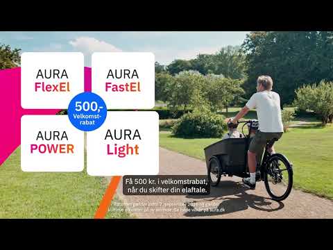 AURA A/S YouTube ad: AURA | 500 kr. Velkomstrabat | valgfri elaftale