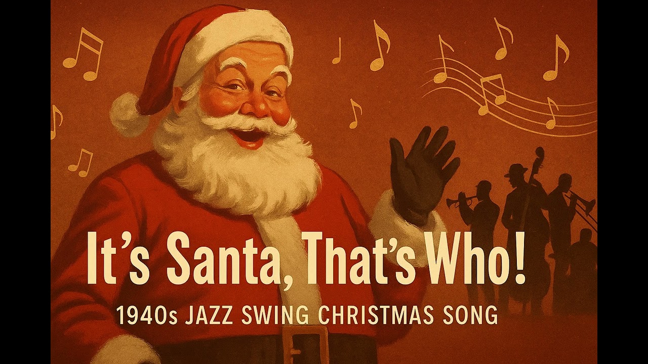 New 1940s Jazz Swing Christmas Song – “It’s Santa, That’s Who!”