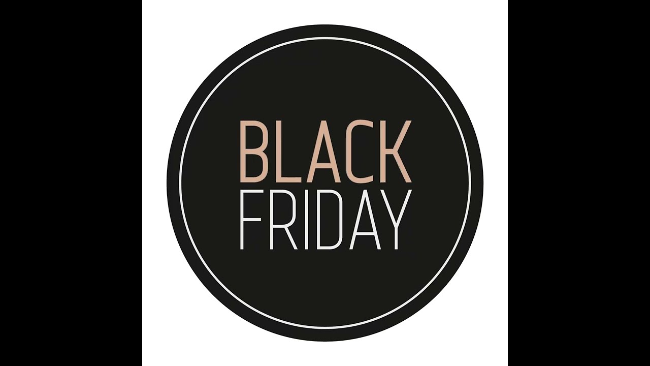Black Friday stickers (Best fonts: some of the best fonts in the world)
