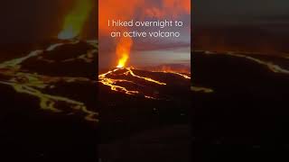 Craziest thing I’ve ever seen. Tornado on a volcano!