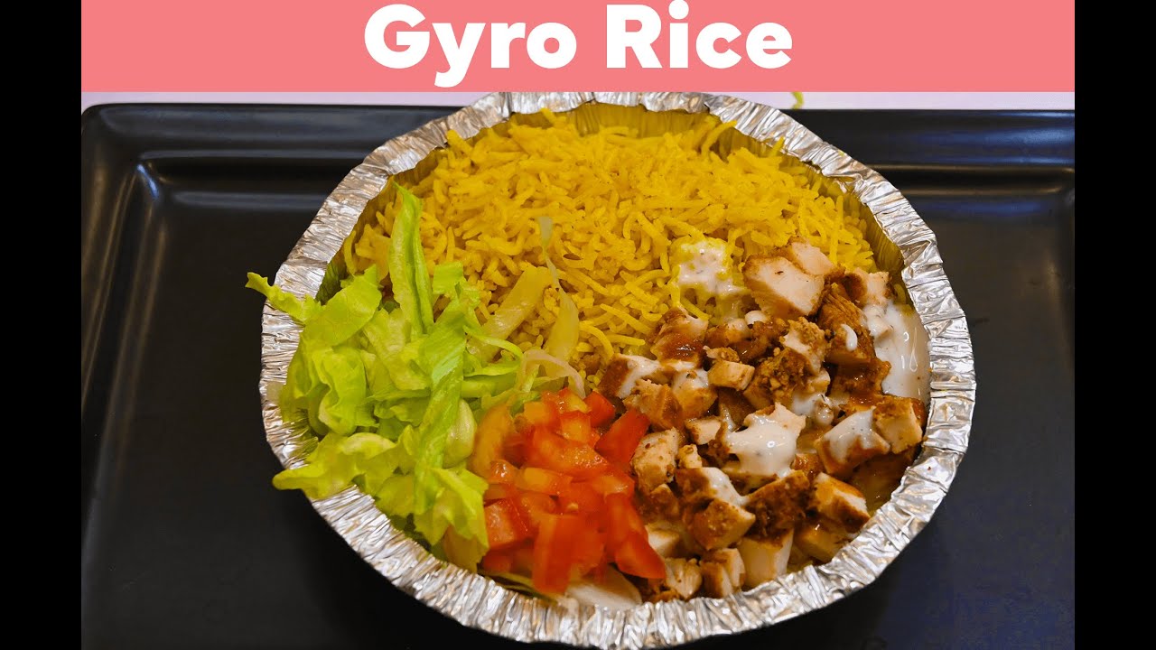 How to Make Easy Gyro Bowls with Homemade Yellow Rice - FeedMi Recipes