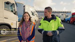 Truckparkings in de Rotterdamse haven | #PortOfRotterdam