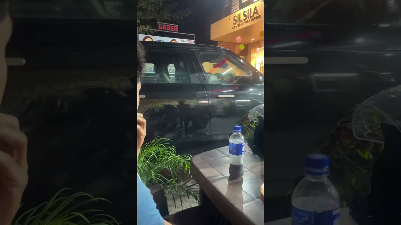 Dinesh kirola spotted in range rover sport at silsila hotel ( haldwani )