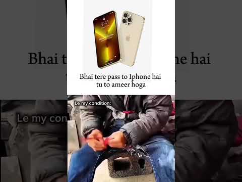 Bhai tumhare pas toh iphone tah ????????????‍➡️ #shorts #youtubeshorts
