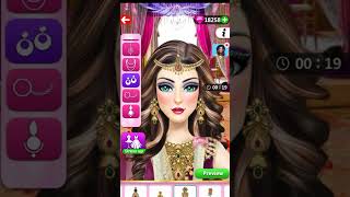 Wedding Indian Bridal Makeup #shorts #makeup #asmr screenshot 3