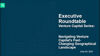 Navigating Venture Capital’s Fast Changing Geographical Landscape