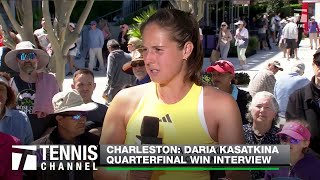 Daria Kasatkina Digs Deep for Comeback Victory | 2024 Charleston Quarterfinal