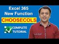Choosecols Function in Excel | Excel 365 New Function