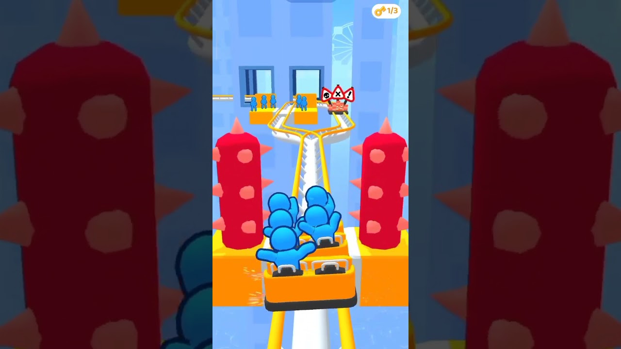 Runner Coaster | Level 3 Gameplay Android/iOS Mobile Casual Game 