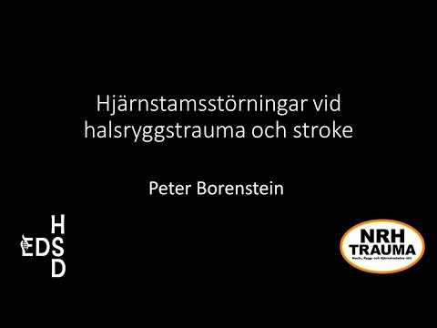 Hjärnstamsstörningar vid halsryggstrauma och stroke- Peter Borenstein