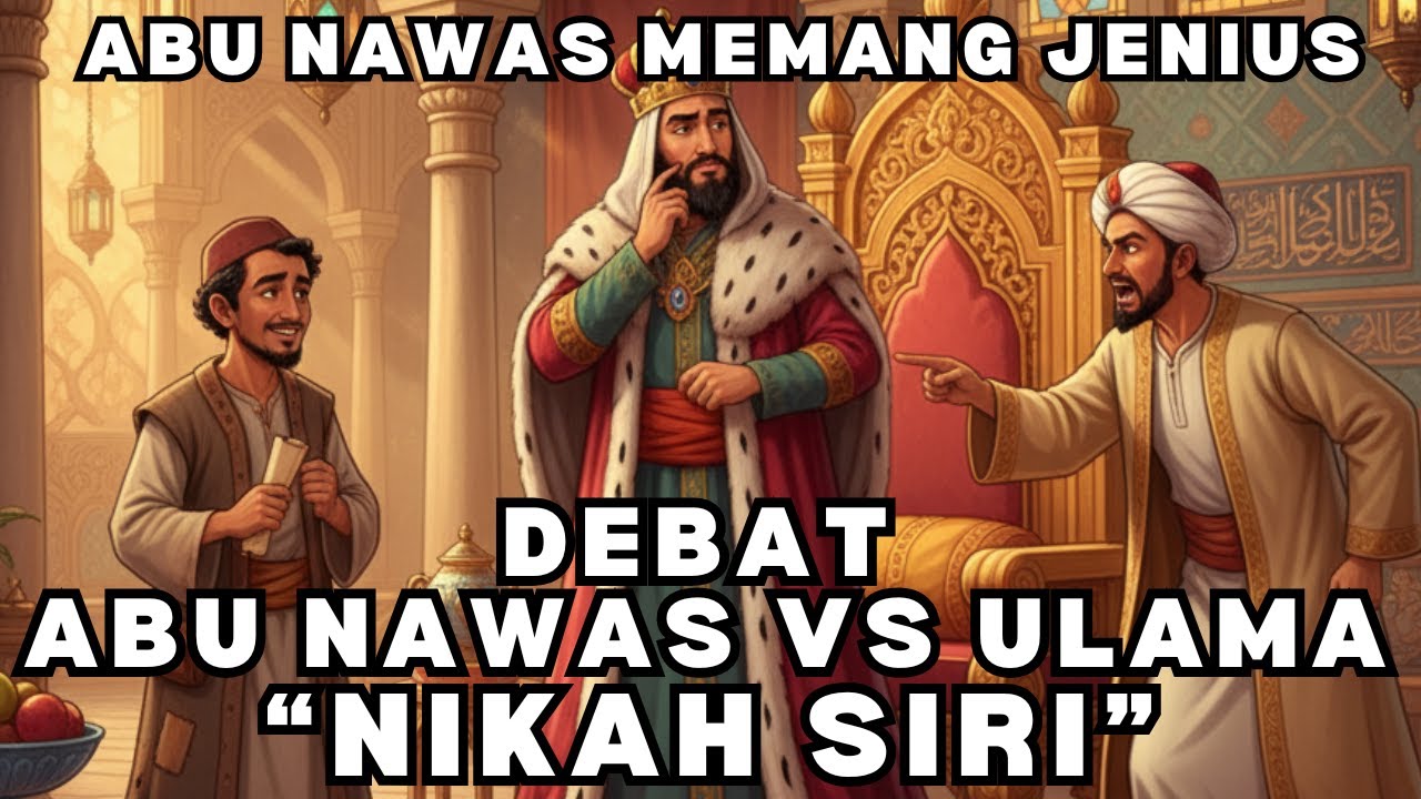 DEBAT LUCU ABU NAWAS VS ULAMA TENTANG NIKAH SIRI, ENDING-NYA TAK TERDUGA