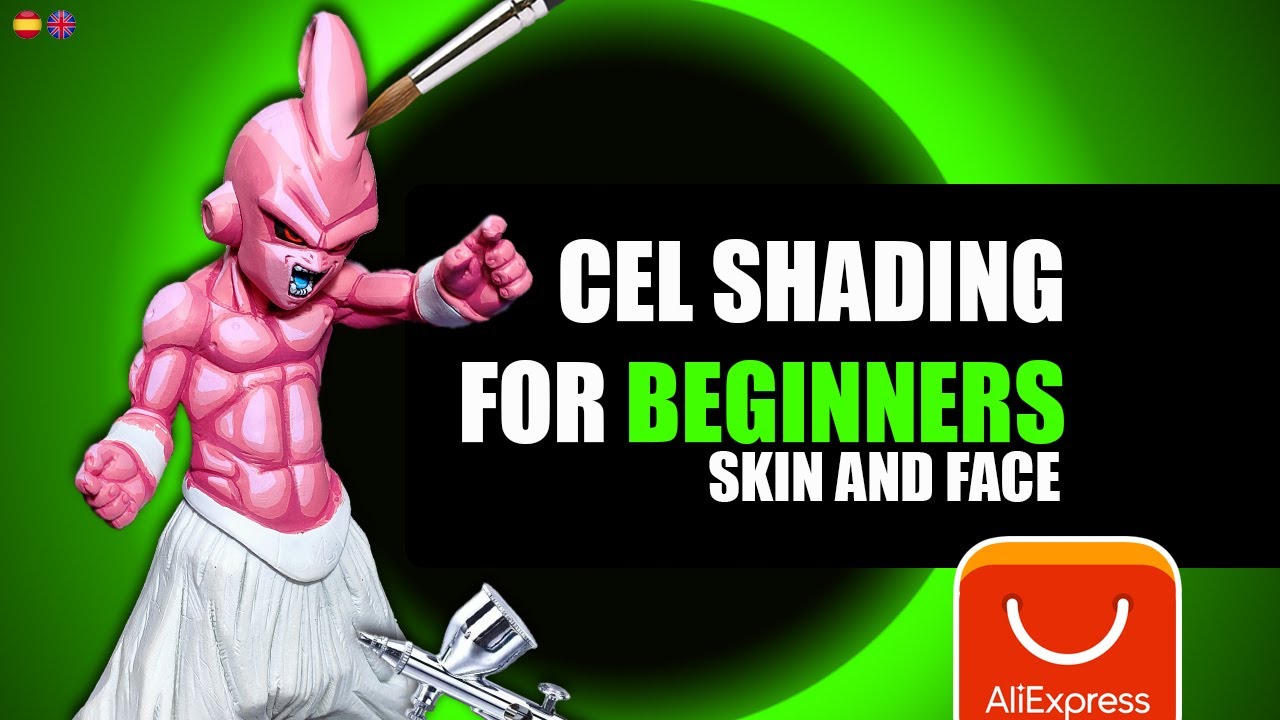Урок CEL-SHADING для НАЧИНАЮЩИХ - Buu Dragon Ball Z - Как рисовать кожу и лицо - Эпизод 1