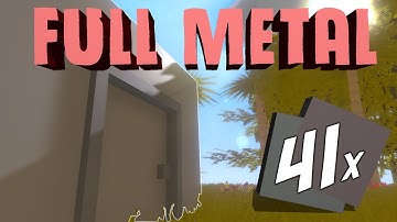 Unturned CHEAPEST FULL METAL BASE POSSIBLE (41 SCRAP) - Unturned Base Design
