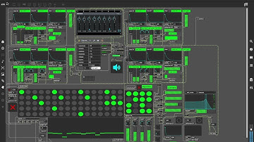 heavy drone with electro beat in Max/MSP