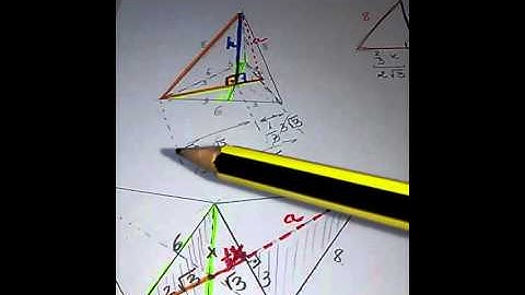 Área de pirámide triangular regular