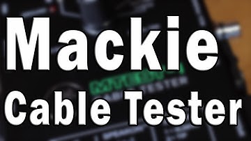 Mackie MTEST-1 Cable Tester Review