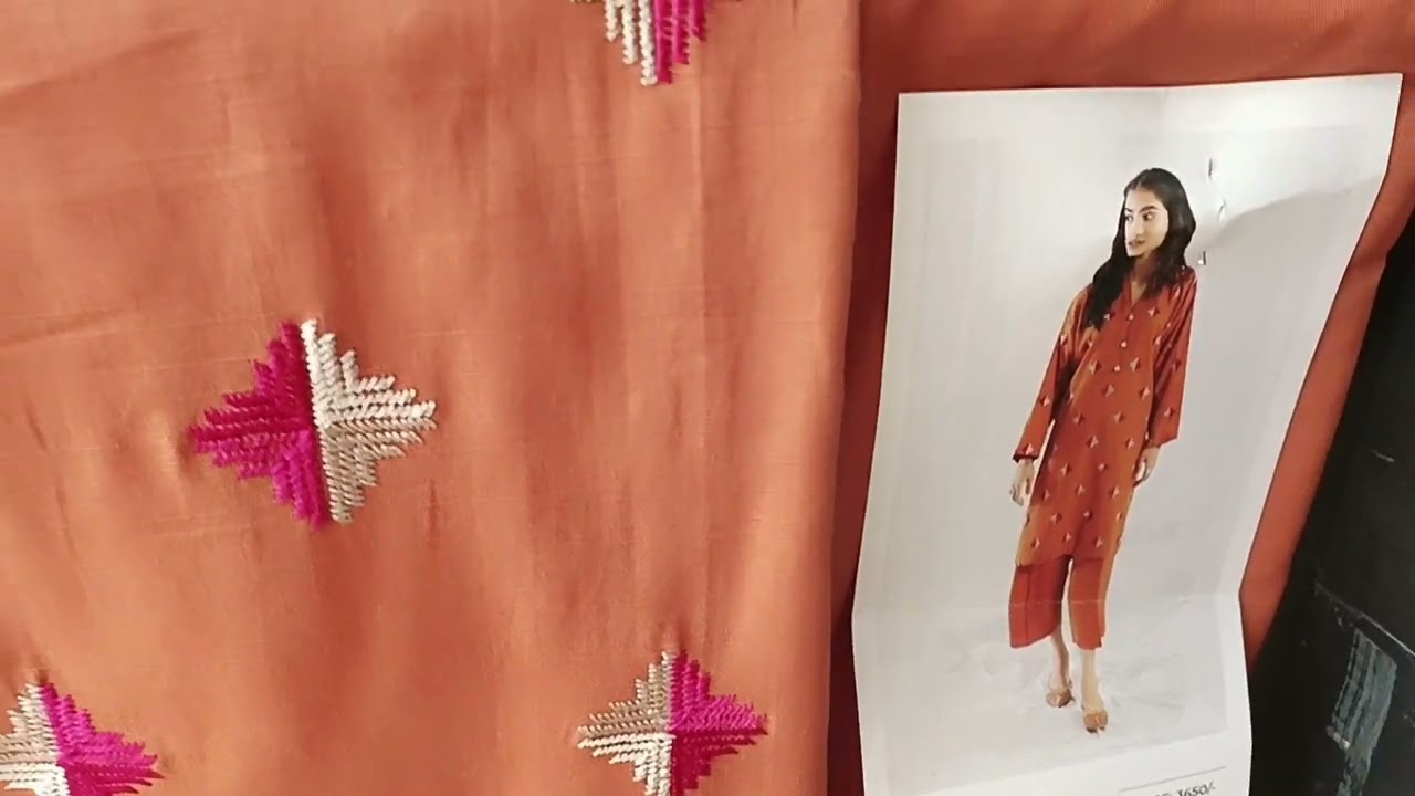 Winter Collection New Arrivel embroided designer dress