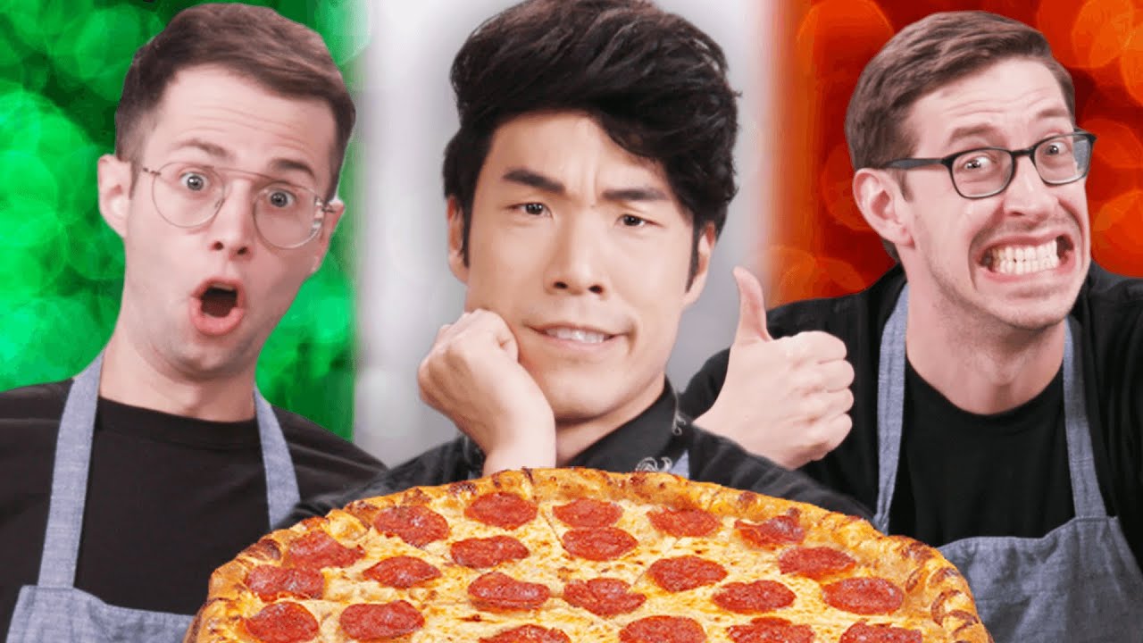 The Try Guys Bake Pizza Without A Recipe YouTube