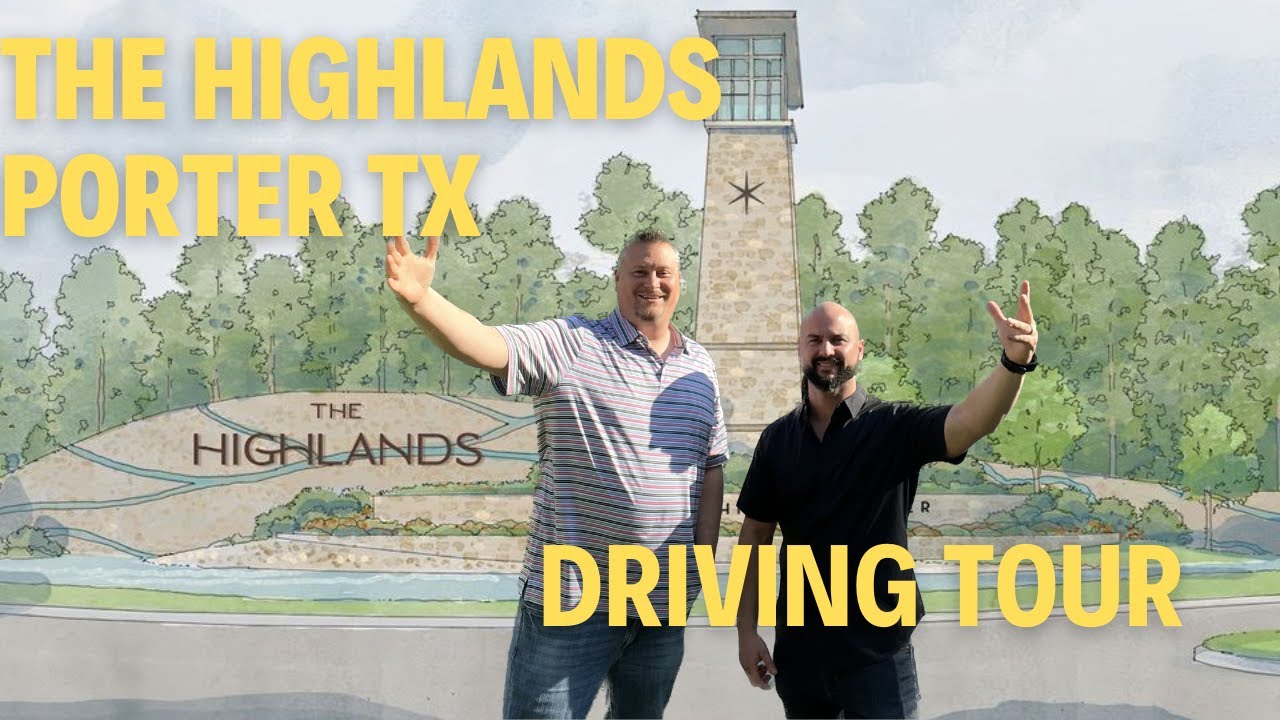 The Highlands Porter Tx Driving Tour from (Main Entry Future Golf Club) YouTube