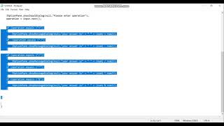 Calculator using Java JOptionpane