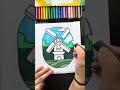 Coloring to Relax Windmill