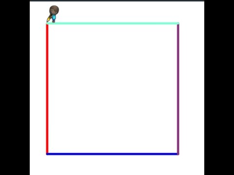 Square drawing in Code org Artist lab