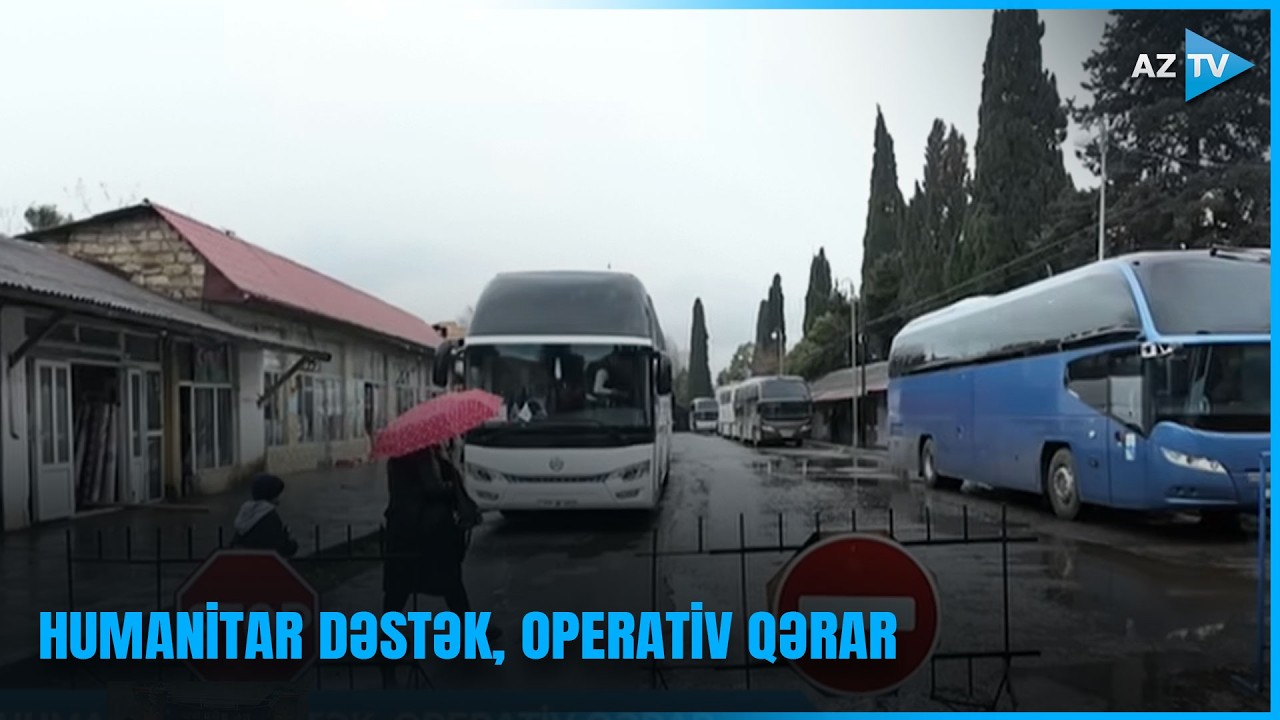 İrandan Azərbaycana təxliyə edilən şəxslər ödənişsiz avtobuslarla Bakıya gətirilir