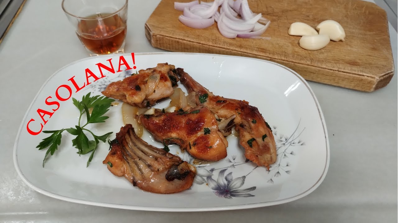 CONILL amb CEBA, ALL i JULIVERT / recepta FÀCIL, pas a pas