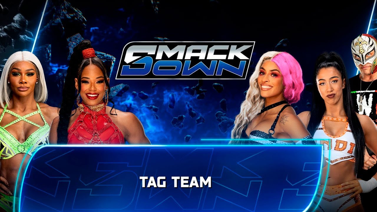 Bianca Belair & Jade Cargill VS Zelina Vega & Indi Hartwell - SmackDown - WWE 2K25 #24