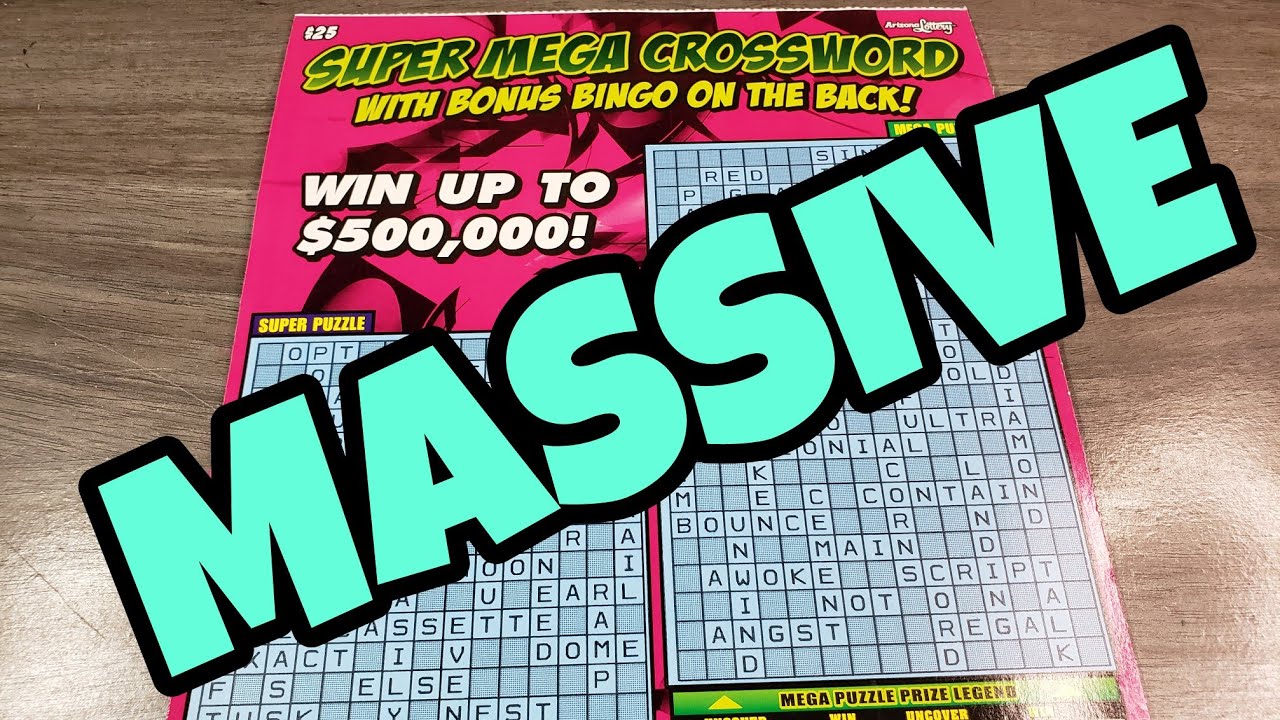 WORLDS BIGGEST LOTTERY CROSSWORD! 🤑 25 SUPER MEGA CROSSWORD ARIZONA