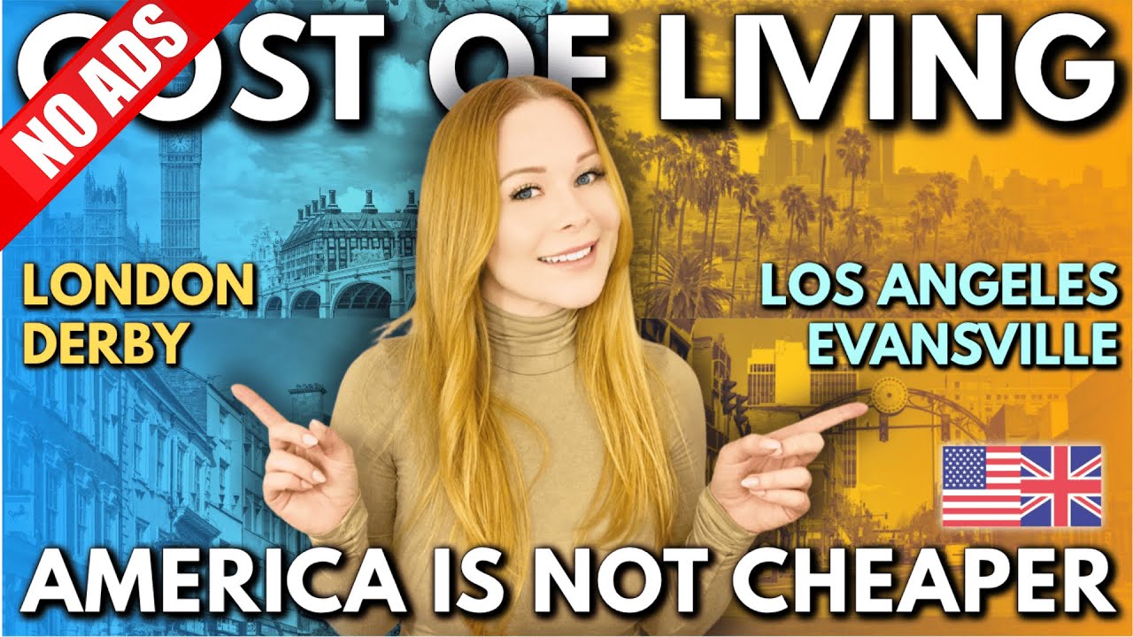 American Reacts | The REAL Cost of Living in the UK vs USA | London, LA ...