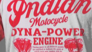 02BRANDチャンネル：【Indian Motocycle】DYNA-POWER ラグラン 7分袖Tシャツ