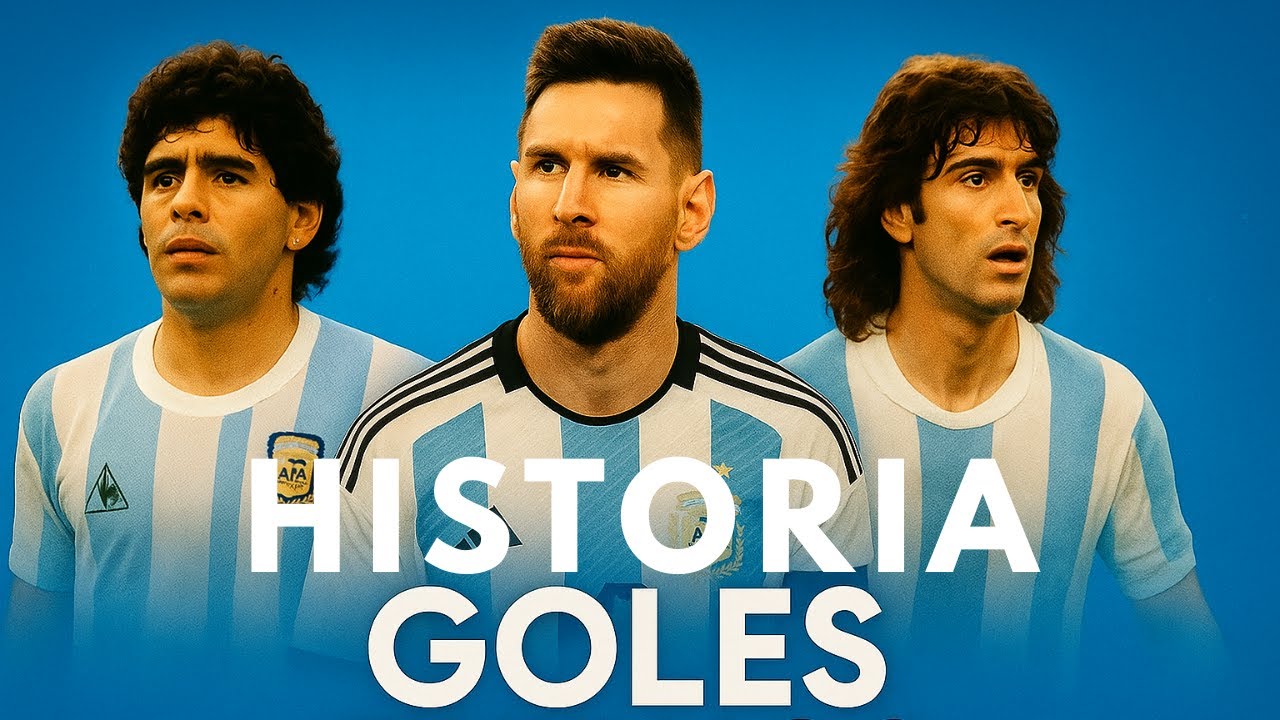LOS ARGENTINOS con MÁS GOLES en la HISTORIA ⚽Messi, Batistuta, Agüero y más