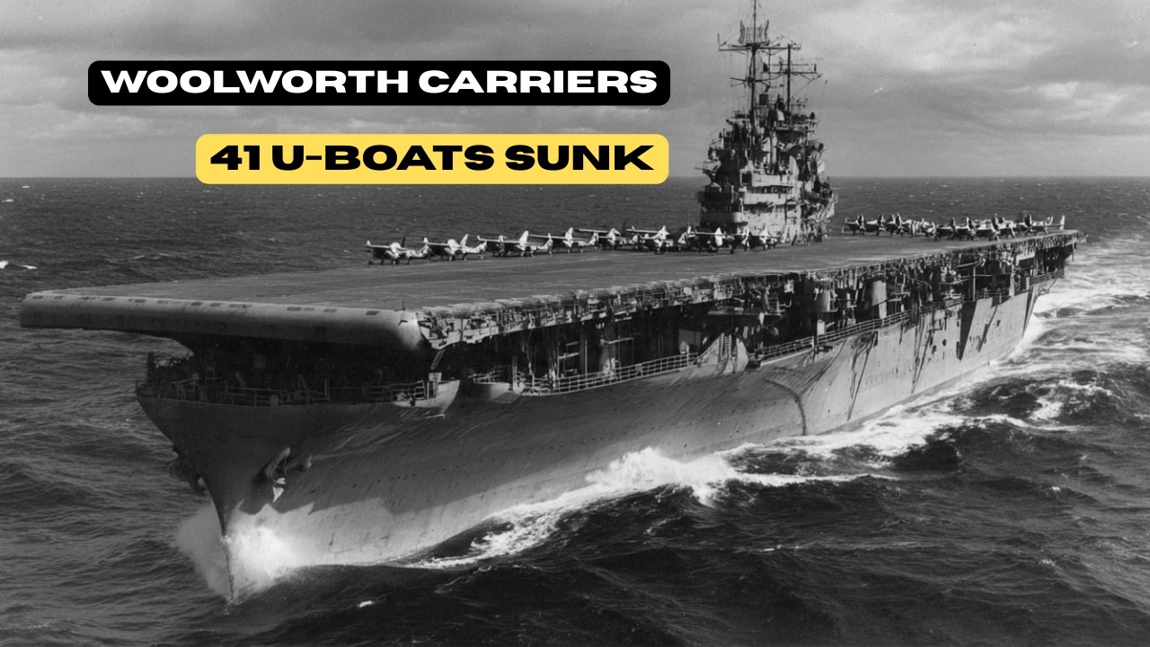 Germans Laughed At 'Woolworth Carriers' — Lost 41 U Boats In 13 Months