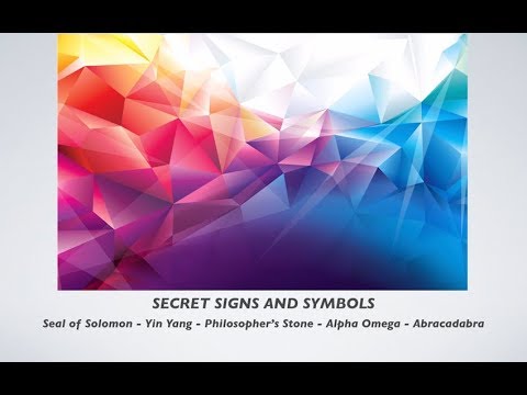 SECRET SIGNS AND SYMBOLS