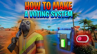 How To Make A Voting System In Fortnite Creative