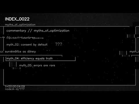 INDEX_0022 // Myths of Optimization