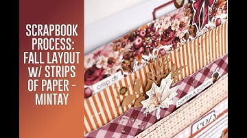 Watch Me Create a Cozy Autumn Cat Layout / Mintay