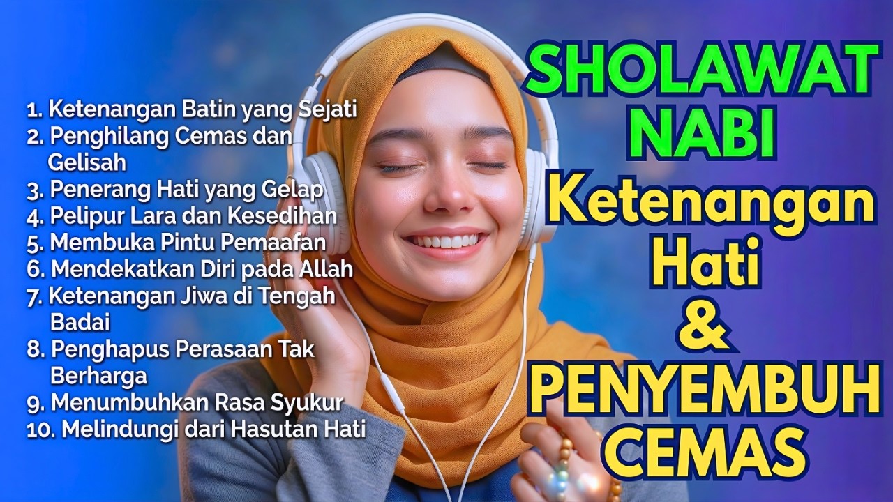 Sholawat Jibril Paling Menyentuh Hati 🌙 Bikin Tenang Saat Hati Gelisah