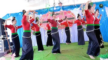 VŨ ĐIỆU TRÚC XINH - ĐVN GIA ĐÌNH CHÚC MỪNG LTH THUỲ DUYÊN & KHẮC CƯỜNG TẠI BẢN CẮP, MƯỜNG BẰNG.