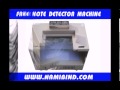 CURRENCY COUNTING MACHINE WITH FAKE NOTE DETECTOR