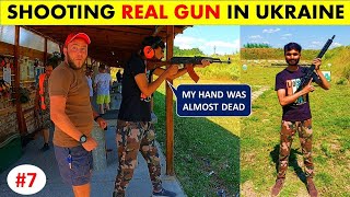 SHOOTING REAL AK 47 GUN IN UKRAINE (First Time)
