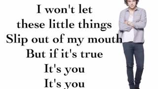 One Direction - Little Things ( lyrics + pictures )