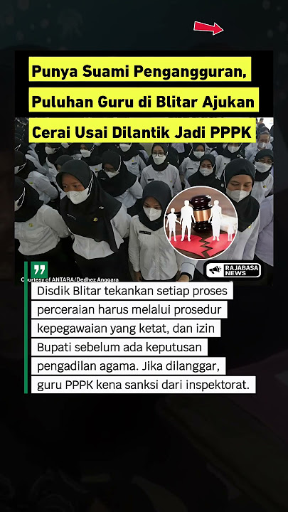 Waduh! #beritaterkini #blitar #gurupppk #cerai