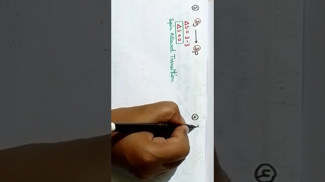 Spin Selection Rule in Inorganic Chemistry