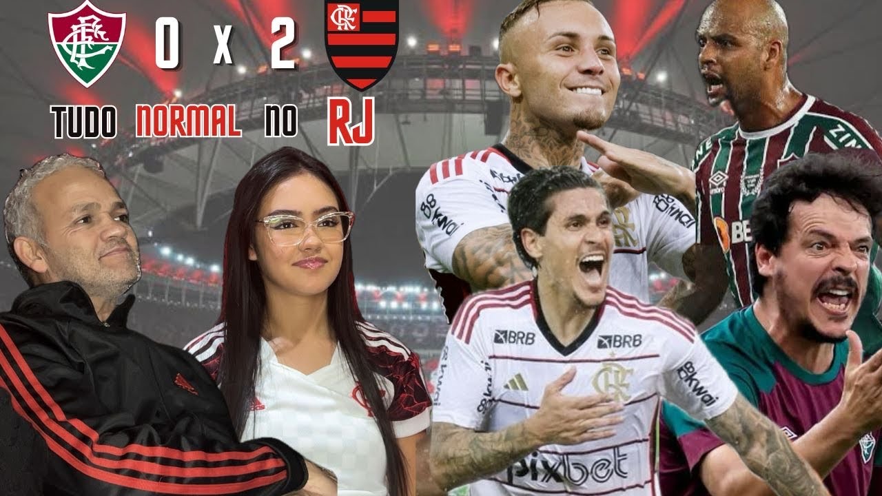 REACT SEMI FINAL DO CARIOCA | FLUMINENSE 0 x 2 FLAMENGO | LEI DO EX E ...