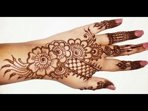 Mehndi Design for upper hand.